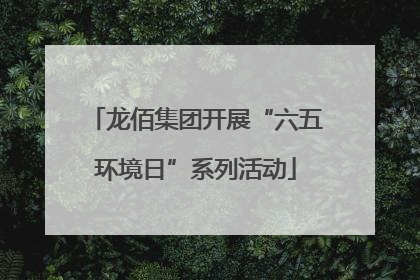 龙佰集团开展“六五环境日”系列活动