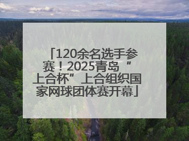 120余名选手参赛！2025青岛“上合杯”上合组织国家网球团体赛开幕