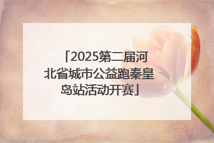 2025第二届河北省城市公益跑秦皇岛站活动开赛