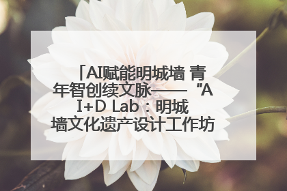 AI赋能明城墙 青年智创续文脉——“AI+D Lab：明城墙文化遗产设计工作坊”在南京开营